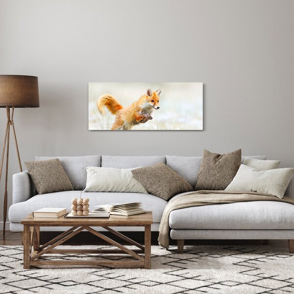 Slika - Lisica koja skače (120x50 cm)