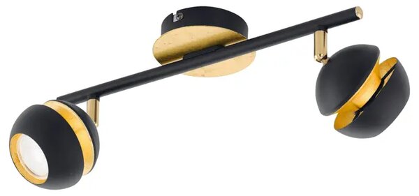 REFLEKTOR 2xLED 2X3,3W, 2X240lm, ZLATNA/CRNA NOCITO 95483