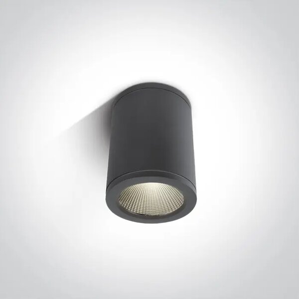STROPNA SVJETILJKA LED/6W/3000K/440lm/35°/240V IP54 ANTRACIT DM67138C/AN/W