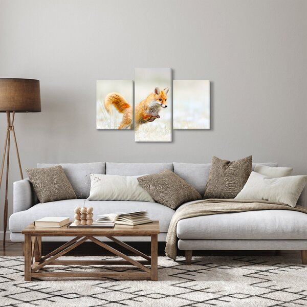 Slika - Lisica koja skače (90x60 cm)