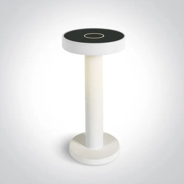 STOLNA SVJETILJKA LED/2,5W/120lm/2700-3000K DIMM. USB 6,5h PUNJENJE/10h RAD IP65 DM61092/W