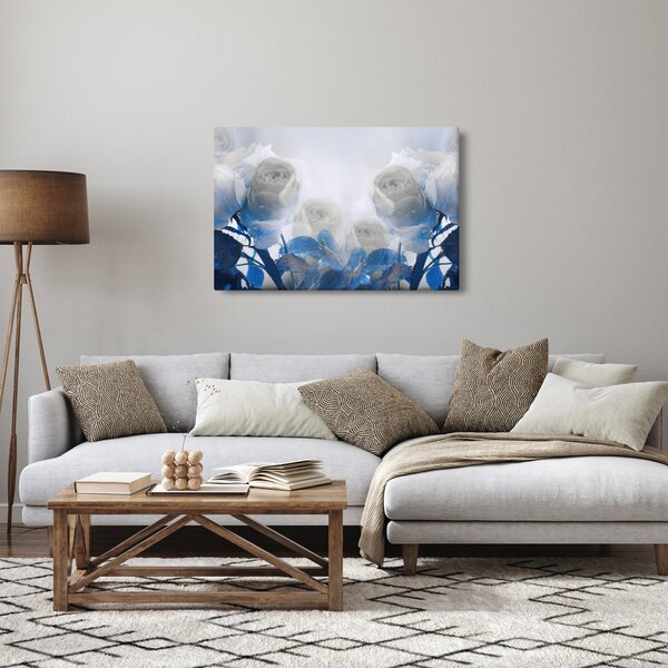 Slika - Bijele ruže (90x60 cm)