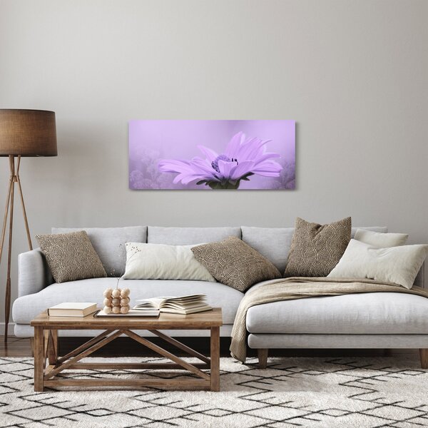 Slika - Ljubičasti cvijet (120x50 cm)