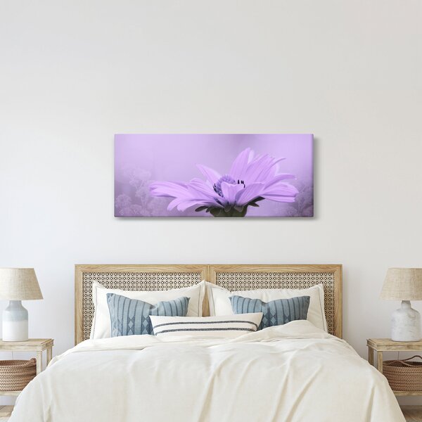 Slika - Ljubičasti cvijet (120x50 cm)
