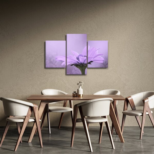 Slika - Ljubičasti cvijet (90x60 cm)