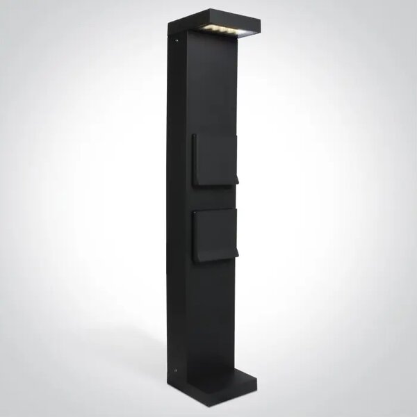 STAJAĆA SVJETILJKA ANTRACIT 70cm 8W CW IP65 230V 2x SCHUKO 1000w each DM67508B/AN/C