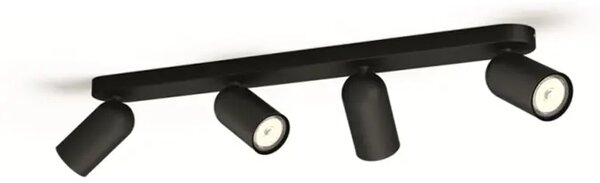 PONGEE REFLEKTOR 4×GU10/MAX.10W/230V CRNI 50584/30/PN