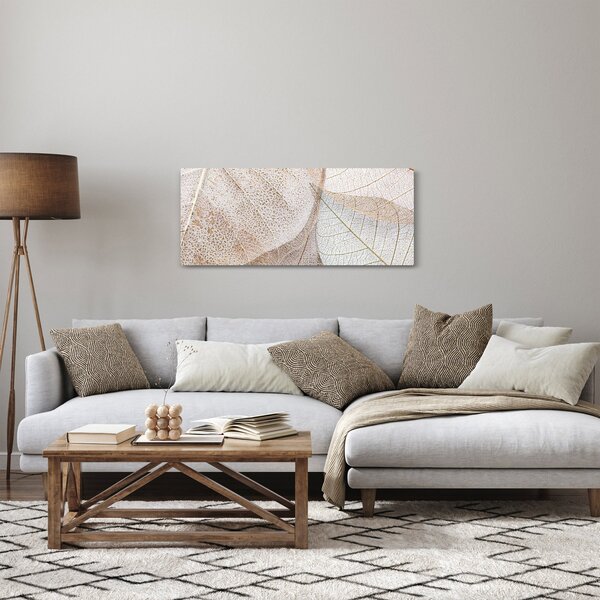 Slika - Bež lišće (120x50 cm)