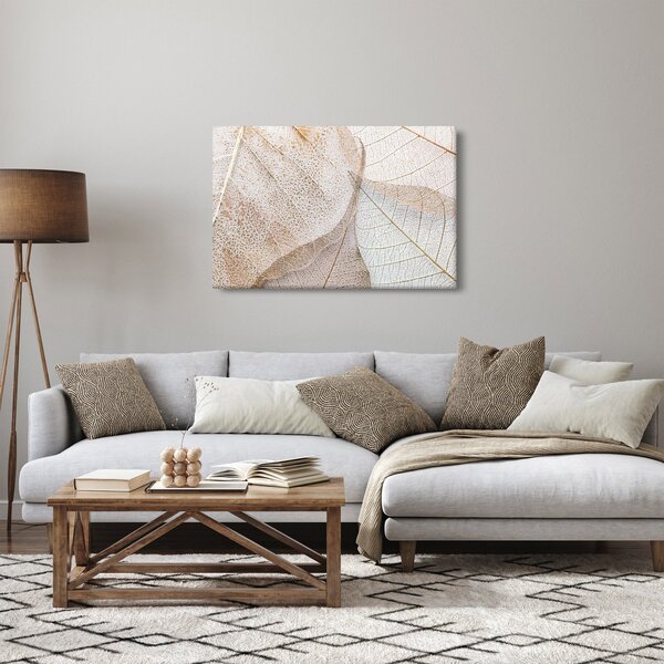 Slika - Bež lišće (90x60 cm)