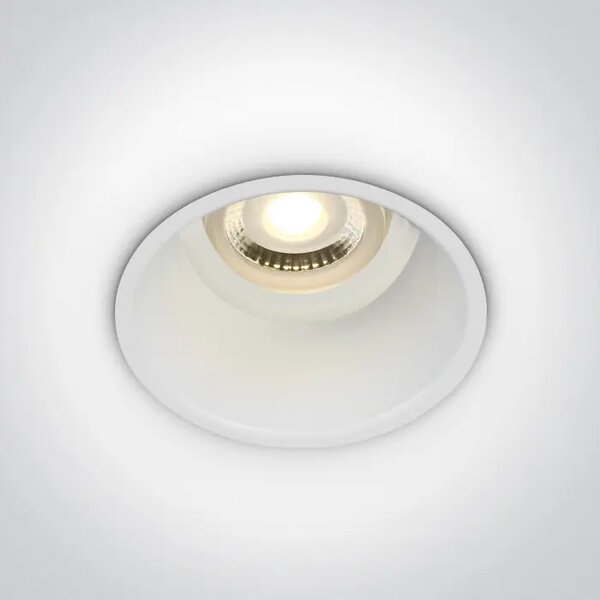 UGRADBENA SVJETILJKA 1×GU10/50W/MR16 SEMI TRIMLESS IP20 BIJELA DM10105TG/W