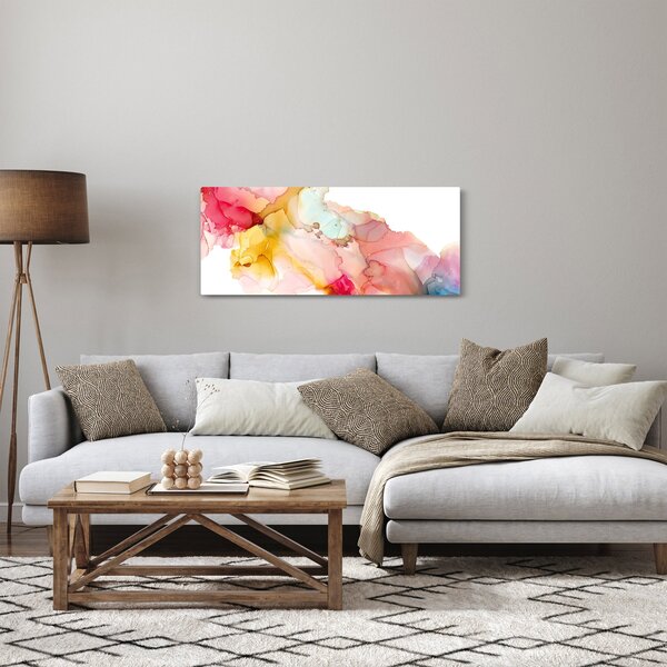 Slika - Apstrakcija tintom (120x50 cm)