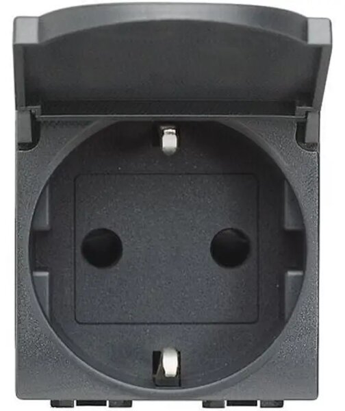 UTIČNICA S POKLOPCEM 16A/230V ANTHRACITE L4141PW