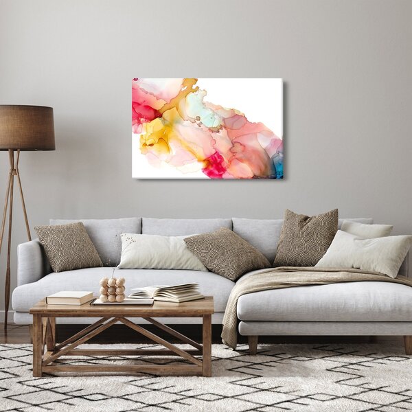 Slika - Apstrakcija tintom (90x60 cm)