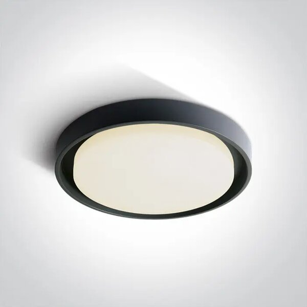 PLAFONJERA LED 30W/3000K/2500lm 100-230V IP54 CRNA DM67384/AN/W