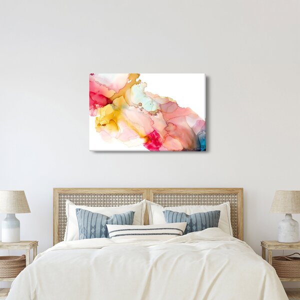 Slika - Apstrakcija tintom (90x60 cm)