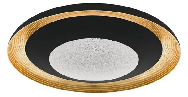 PLAFONJERA, LED 24,5W, 3000lm, PROM 495, DIMABILNA, CRNO/ZLATNA CANICOSA 2 98527