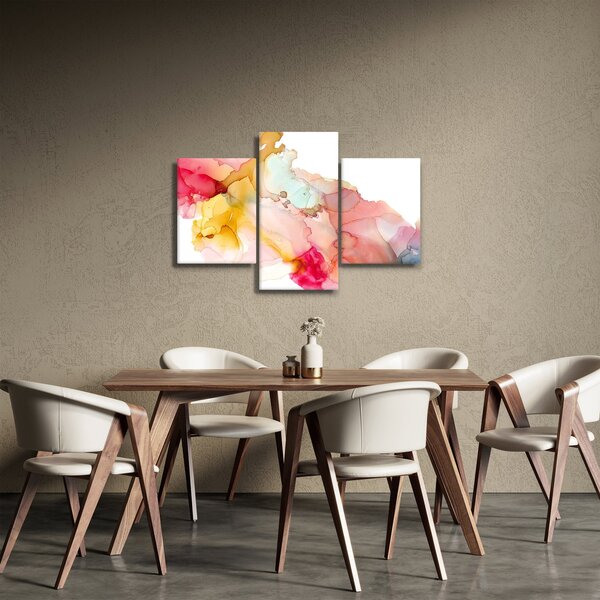 Slika - Apstrakcija tintom (90x60 cm)