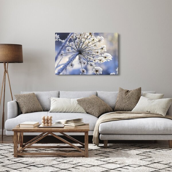 Slika - Smrznuti cvijet (90x60 cm)