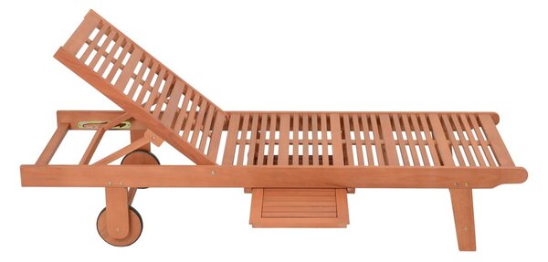 Krem/u prirodnoj boji vrtna ležaljka od masivnog drveta San Diego – Garden Pleasure