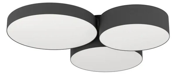 PLAFONJERA 3xLED 3X7,5W, RGB+BIJELA, CRNO/BIJELA BARBANO-Z 900853