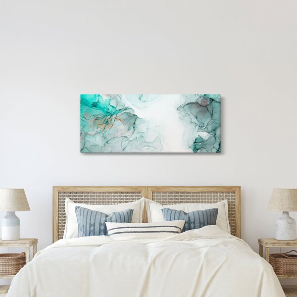 Slika - Apstrakcija tintom 2 (120x50 cm)