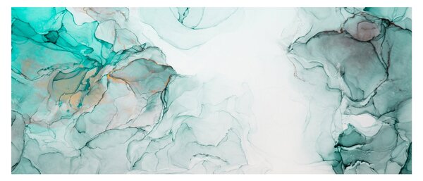 Slika - Apstrakcija tintom 2 (120x50 cm)