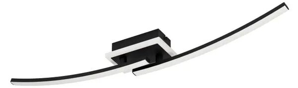 PLAFONJERA 1xLED 12W, CRNO/BIJELA LUNGOLAGO 901217
