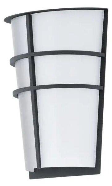 VANJSKA ZIDNA LAMPA 2xLED 2X2,5W, ANTRACIT/BIJELA BREGANZO 94138