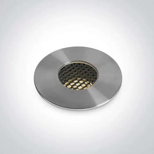 PODNA LED UGRADBENA SVJETILJKA 6,5W WW IP67 HONEYCOMB DARK LIGHT 700mA ALUMINIJ DM69068CH/W