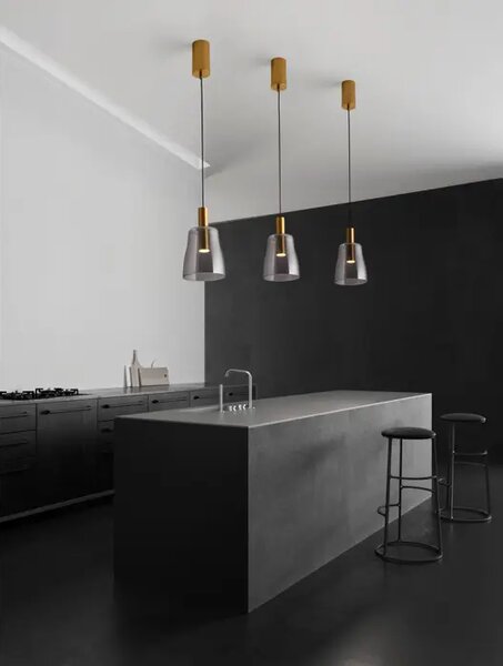 IMATIA VISILICA LED /3000K/7W/192Lm/BRASS GOLD & SMOKY NL9236391