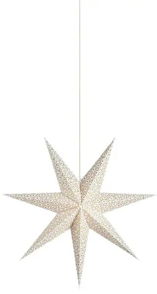 BAROQUE VISILICA ZVIJEZDA BIJELA 45cm 1x25W/E14/2,5m MA705315