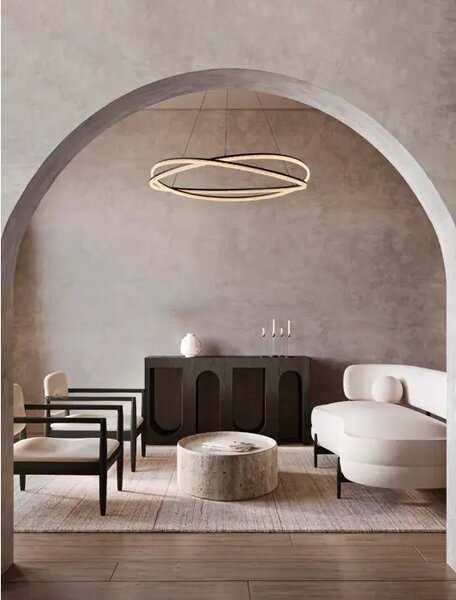 OFELIA VISILICA LED/3000K/68W/5637Lm/CRNA NL9186935