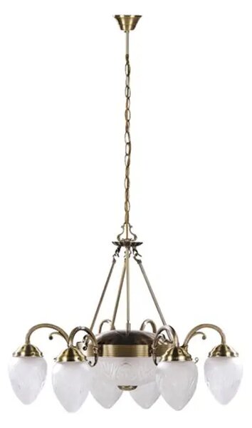 ANNABELLA LUSTER E14 6X MAX 40 + E27 2X MAX 60/BRONĆANA/IP20 RA8636