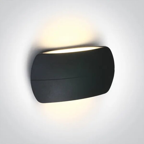 ZIDNA SVJETILJKA LED/2×6W/3000K/2x420lm/230V/IP54 ANTRACIT DM67378A/AN/W