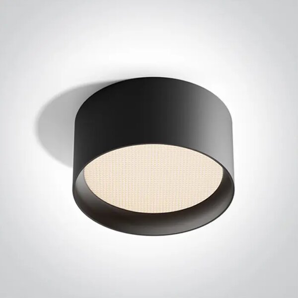 STROPNA SVJETILJKA LED/25W/CCT/2500lm/120°/230V UGR19 fi160×80mm IP44 CRNA DM12125D/B/V