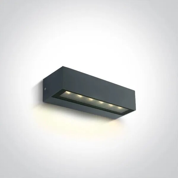 ZIDNA SVJETILKA LED 8W IP65 230V ANTRACIT DM67526A1/AN/W