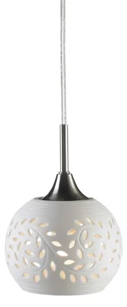 LOHALS VISILICA 1L 18CM STEEL/WHITE E14 MA102288