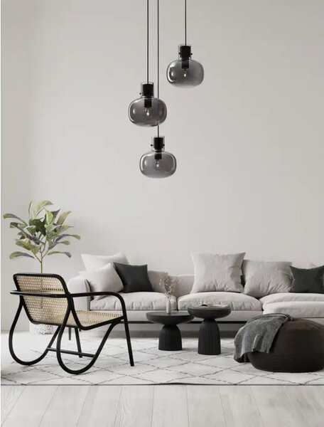 CINZIA VISILICA E27 /IP20/SMOKY & CRNA NL9236530