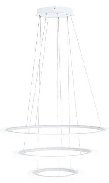 VISILICA 1x91,5W, PROM 800, 3 KRUGA, ALU/AKRIL BIJELA PENAFORTE 39274