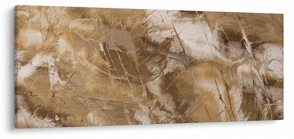 Slika - Smeđa apstrakcija (120x50 cm)