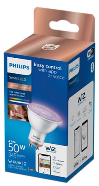 PHILIPS SMART ŽARULJA WFB 50W GU10 922-65 RGB 1PF/6 8719514372344