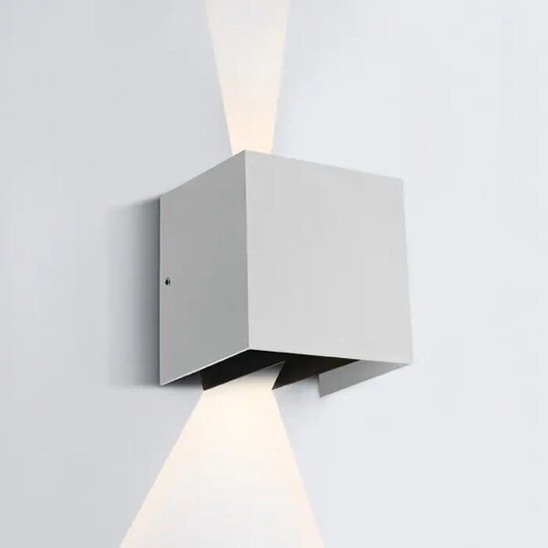 ZIDNA SVJETILJKA LED 2x3W/3000K/2x210lm/230V/IP54 BIJELA DM67340A/W/W