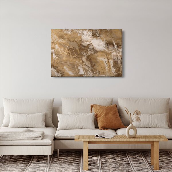 Slika - Smeđa apstrakcija (90x60 cm)