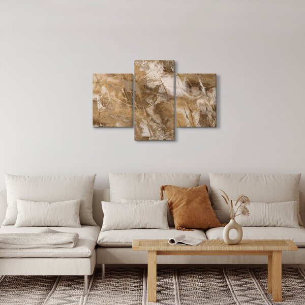 Slika - Smeđa apstrakcija (90x60 cm)