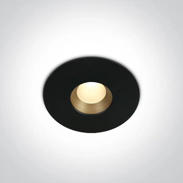 UGRADBENA SVJETILJKA LED COB 8W WW 36deg IP54 230v DARK LIGHT CRNA DM10108H/B/W