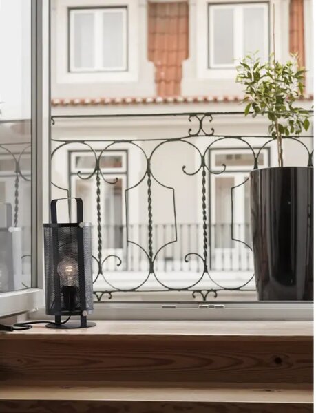 IAN STOLNA LAMPA E27 IP20/MATT CRNA NL9620131