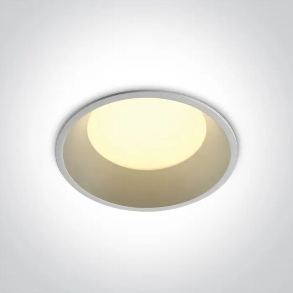 UGRADBENA SVJETILJKA BIJELA 12W CCTV IP20 230V DARK LIGHT DM10109D/W/V