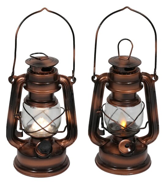 LED lanterna u brončanoj boji (visina 19 cm) – Hilight