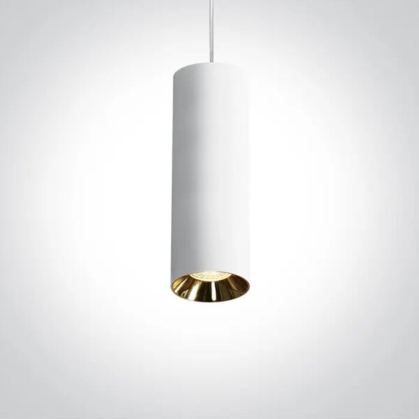 VISILICA 1×GU10/10W/MR16/240V BIJELA + ODSIJAČ 050112 DM63105M/W