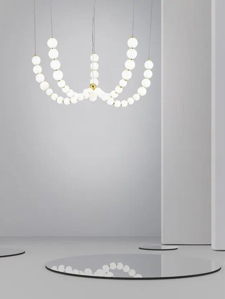 PERLA VISILICA LED 125W/3000K/11377lm/DIMM/IP20/ZLATNA NL9695203